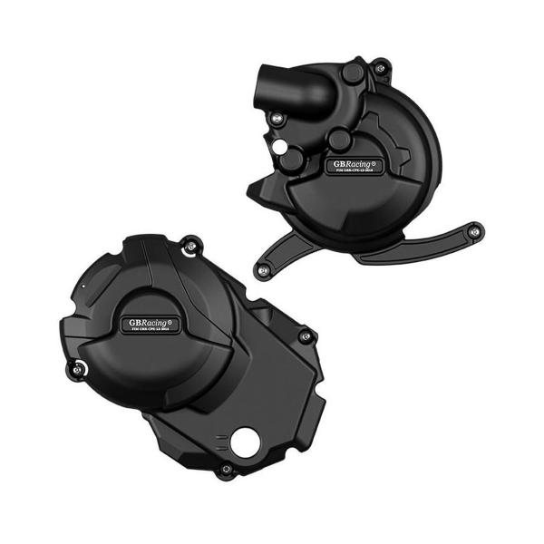 Complete engine crankcase cover protection set GBRacing Ducati Multistrada V2 2021-2023