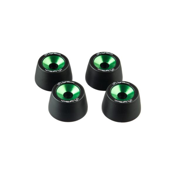 Lightech Green Wheel Axle Protector Kit