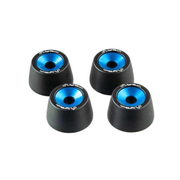 LighTech Cobalt Wheel Axle Protector Kit Suzuki GSXS750 2017-2021
