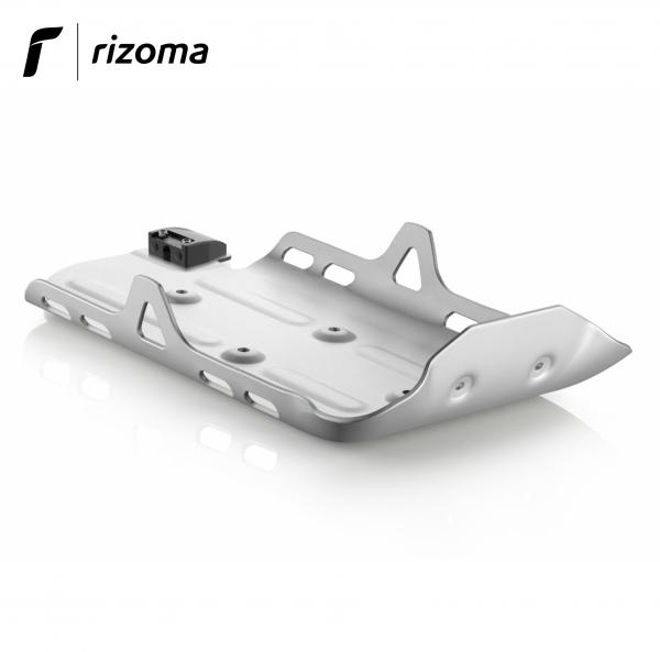 Piastra protezione motore Rizoma colore argento per BMW R1200GS 2013> / R1200GS Adventure 2015>