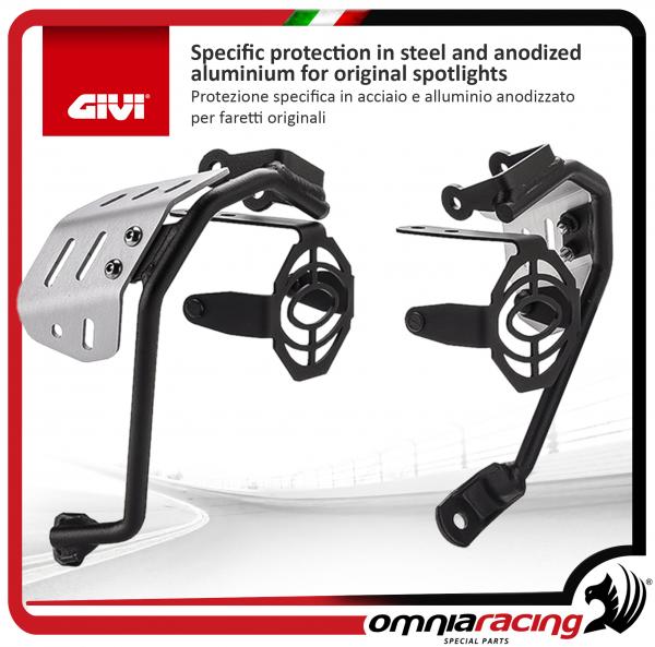 GIVI Protezione specifica in acciaio anodizzato per faretti BMW R 1200 GS Adventure 2014>16