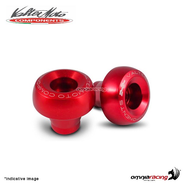 Tamponi paratelaio Valtermoto STREET rossi + kit adattatori per Honda CBR600RR ABS 2009>2012