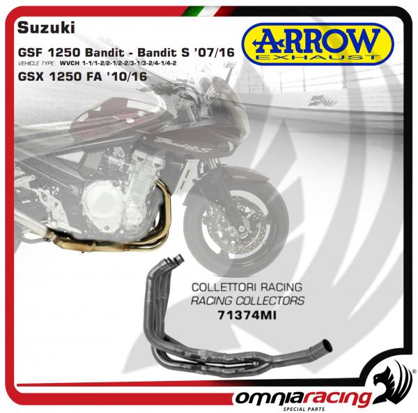 Arrow Racing Collector Stainless Steel For Suzuki Bandit 1250 Gsx 1250 Fa 71374mi Pipes Exhausts