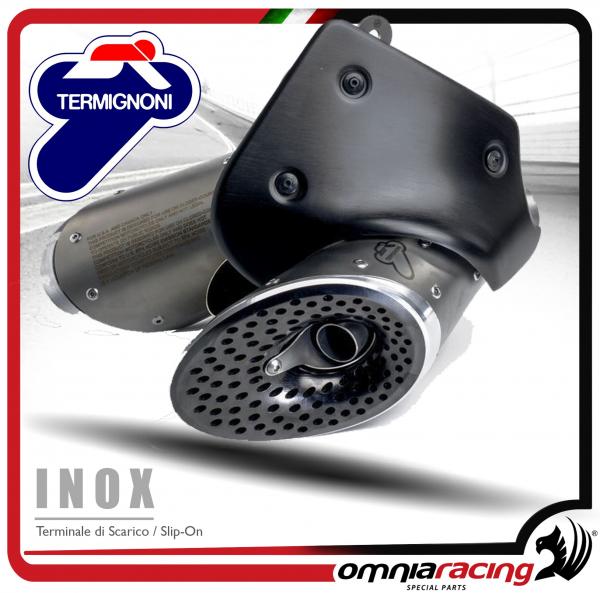 Termignoni Carbon Ducati Hypermotard 1100 07>13 80dB Approved Slip On Exhausts 