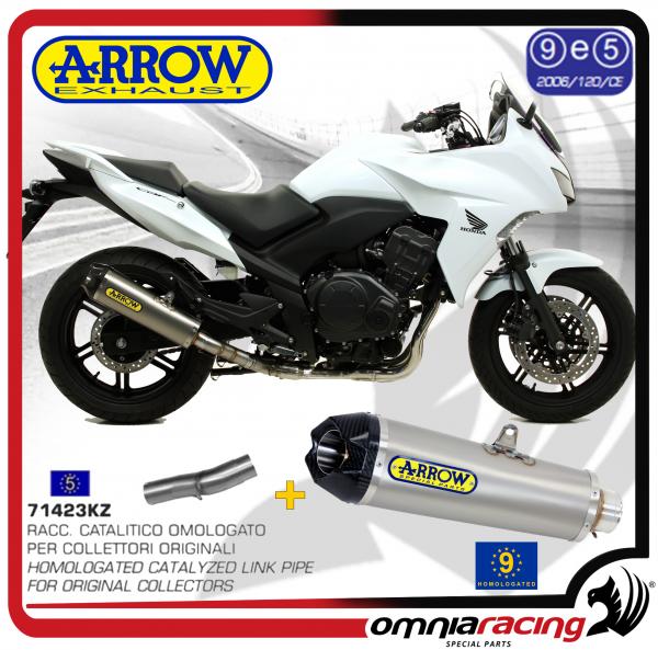 Arrow Exhausts Pro Racing Stainless Steel Silencer Homologated For Honda Cbf 1000 St 10 13