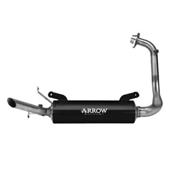 Arrow complete exhaust Arrow Aprilia RS125 2025-2026 Racing black aluminum Thunder