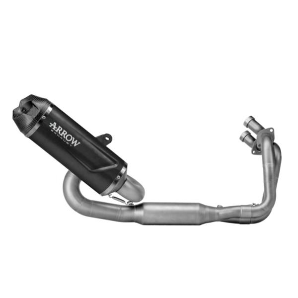 Arrow complete exhaust Kawasaki Z650S 2026 Indy Race Evo black aluminum racing