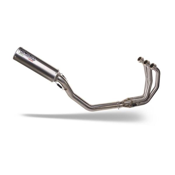 GPR complete exhaust approved Kat satin steel M3 Triumph Trident 660 2021-2024