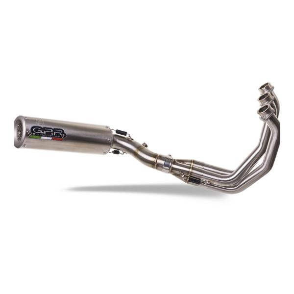 GPR complete exhaust approved Kat satin steel M3 Triumph Trident 660 2021-2024