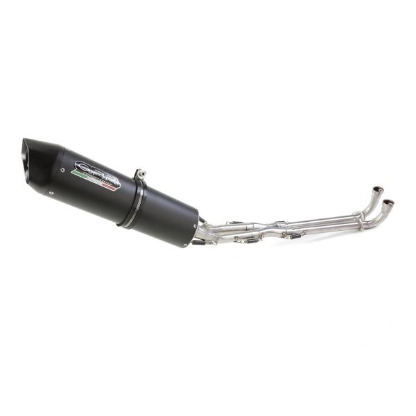 GPR complete exhaust approved Kat matte black Furore Yamaha Tmax 500 2001-2011