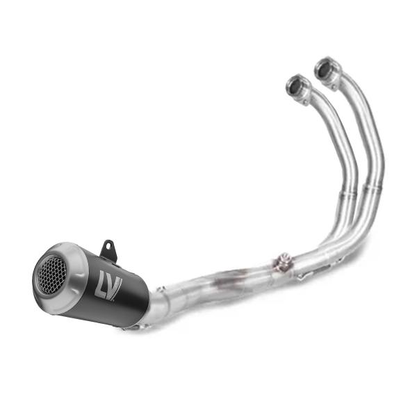 Leovince full exhaust Yamaha MT07 2025-2026 LV10 racing black steel