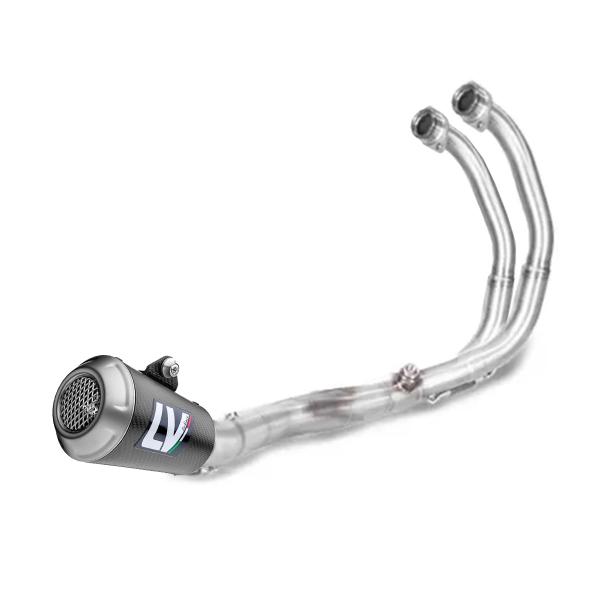Leovince full exhaust Yamaha MT07 2025-2026 LV10 racing carbon fibre