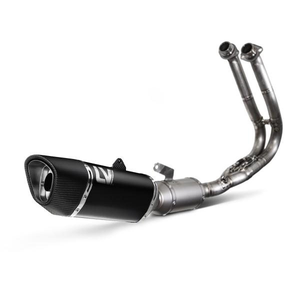 Leovince full exhaust Yamaha MT07 2025-2026 LV14R racing black steel