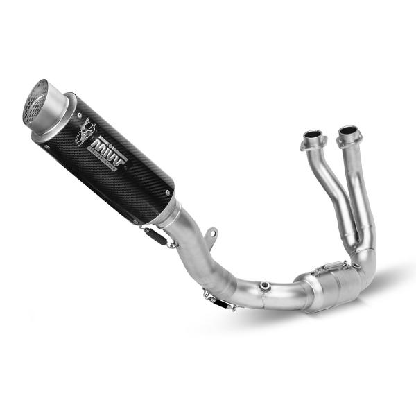 MIVV GPpro Carbon high Complete exhaust approved Yamaha MT07 2025