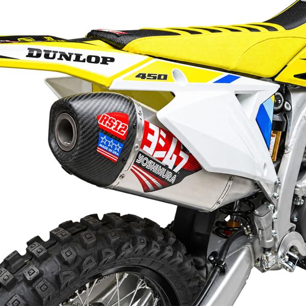 Scarico completo Yoshimura Suzuki RMZ450 2018-2023 racing alluminio