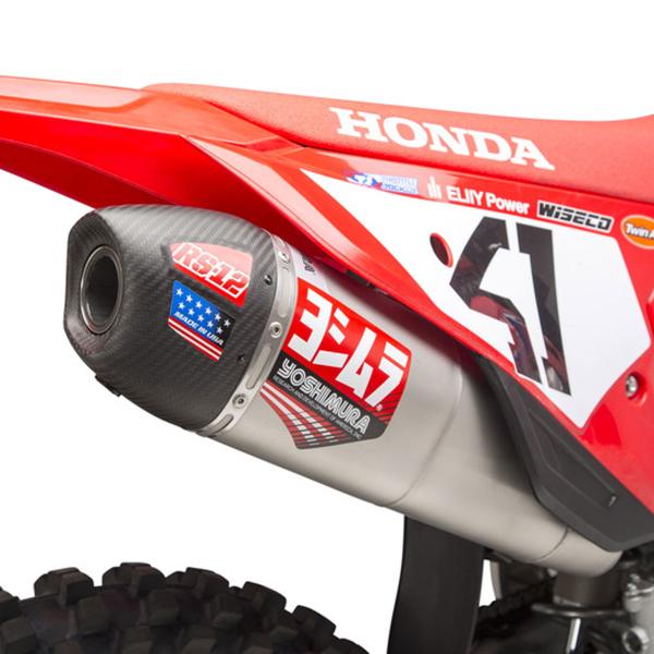 Scarico completo Yoshimura Honda CRF250R 2022-2024 FIM-omologato acciaio