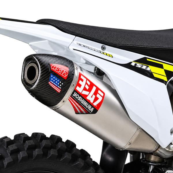Scarico completo Yoshimura Triumph TF250X 2024-2027 FIM-omologato alluminio