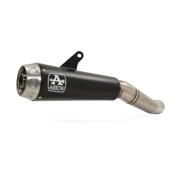 Arrow approved black steel Pro-Race exhaust KTM Duke 125 2024-2025