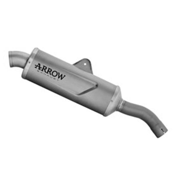Arrow approved titanium/steel end cap Indy Race EVO exhaust BMW F800GS 2024-2025