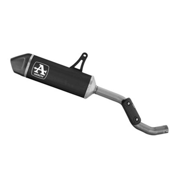 Arrow exhaust Voge Valico 525DSX 2025-2026 Indy Race black aluminum approved