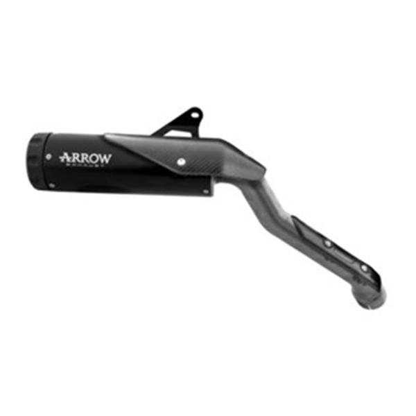 Arrow approved black steel/black aluminum Rebel exhaust Honda CL500 2023-2024