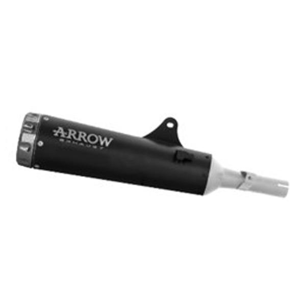 Arrow approved black steel/black aluminum Rebel exhaust Honda GB350S 2025
