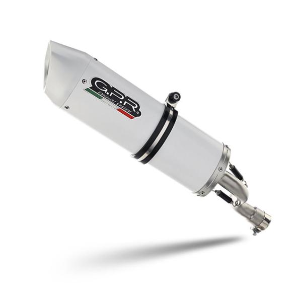 Scarico GPR Albus Ceramic bianco omologato Beta RR125 Enduro Lc 4t 2010-2018