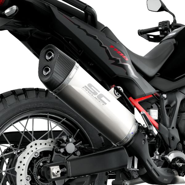 Scarico SC-Project Honda Africa Twin 1100 2024-2026 omologato titanio