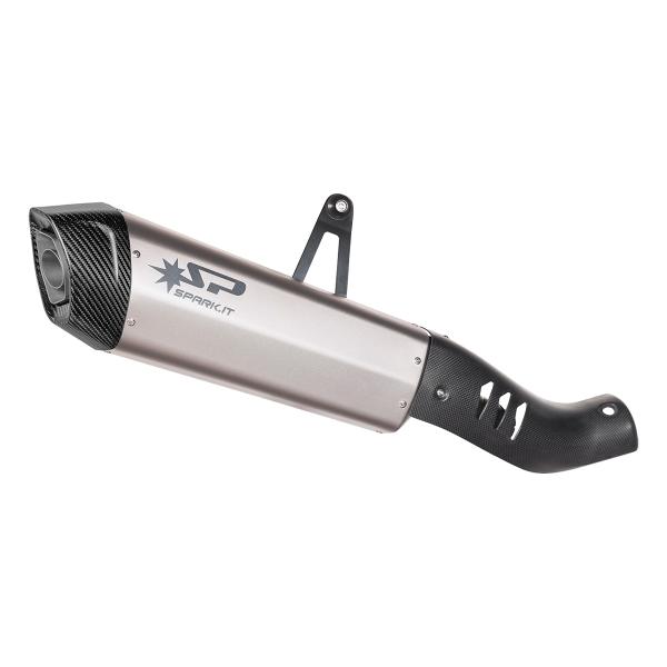Spark exhaust Honda Africa Twin 1100 2020-2024 | Fighter Evo titanium approved