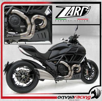 Zard Stainless Steel Racing Manifold Kit / Collectors for Ducati Diavel 2010 10>
