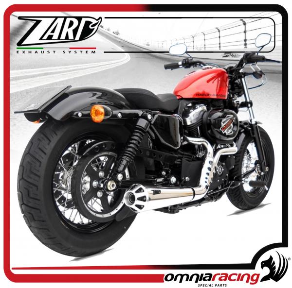Zard Conico Inox Racing per Harley Davidson Sportster 883/1200 2014 14> Impianto di Scarico Completo