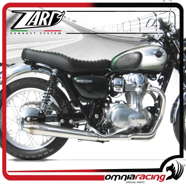 Zard Conico Inox Racing per Kawasaki W800 - Impianto di Scarico Completo