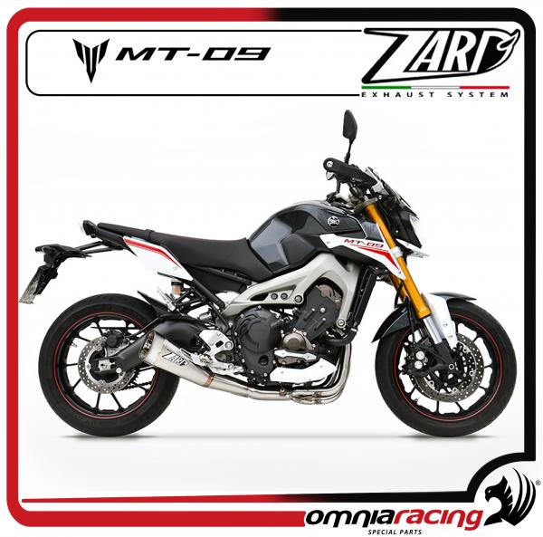 Impianto di Scarico Completo Zard Inox Omologato per Yamaha MT09 / FZ09 2013>2016