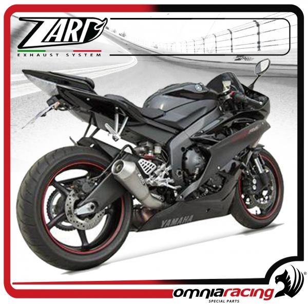 Zard Titanio Racing per Yamaha YZF 600 R6 2006 06>08>10>15 Terminale di Scarico Slip On
