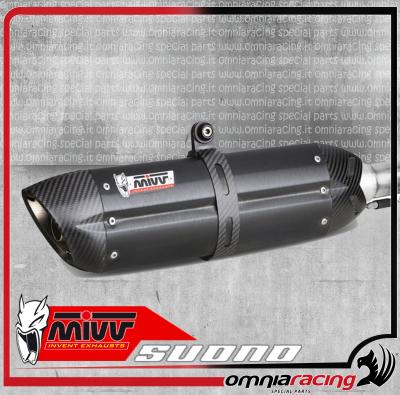 Mivv Suono Steel Black - Slip on Exhaust System for Yamaha FZ1 1000/Fazer  GT 2006 06>08>