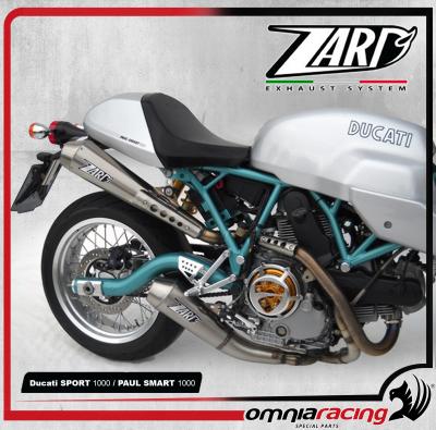 Impianto di Scarico Completo 2:2 Zard Inox Racing per Ducati Paul Smart / Sport 1000
