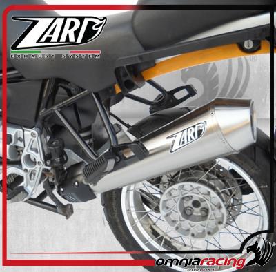 Terminale di scarico Zard Conico Inox Satinato Omologato per BMW R850GS R1150GS R1150R