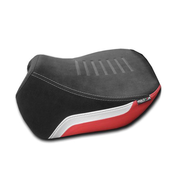 Isotta Red Comfort passenger saddle Ducati Multistrada V4 Pikes Peak 2022-2025