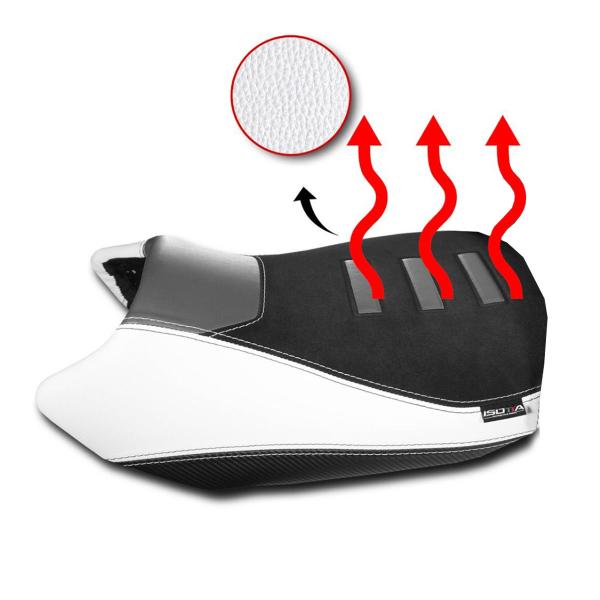 Isotta rider Standard saddle Comfort Heated white BMW R1300GS 2023-2025