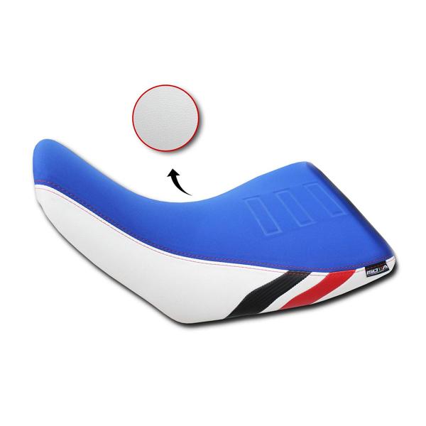 Isotta rider lowered saddle Comfort blue/white/red/black Honda Africa Twin 1100 2020-2023