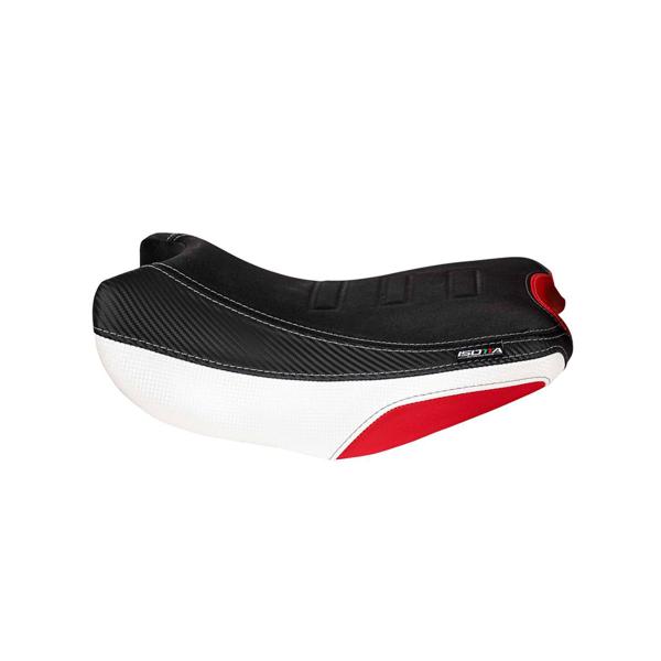 Isotta Red/Black/White Lowered rider saddle Benelli TRK702 2023-2024