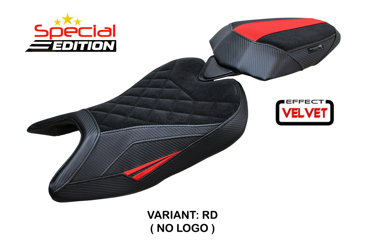 TPZ Bezz Velvet Special Edition red Saddle covering Aprilia RS457 2023-2025