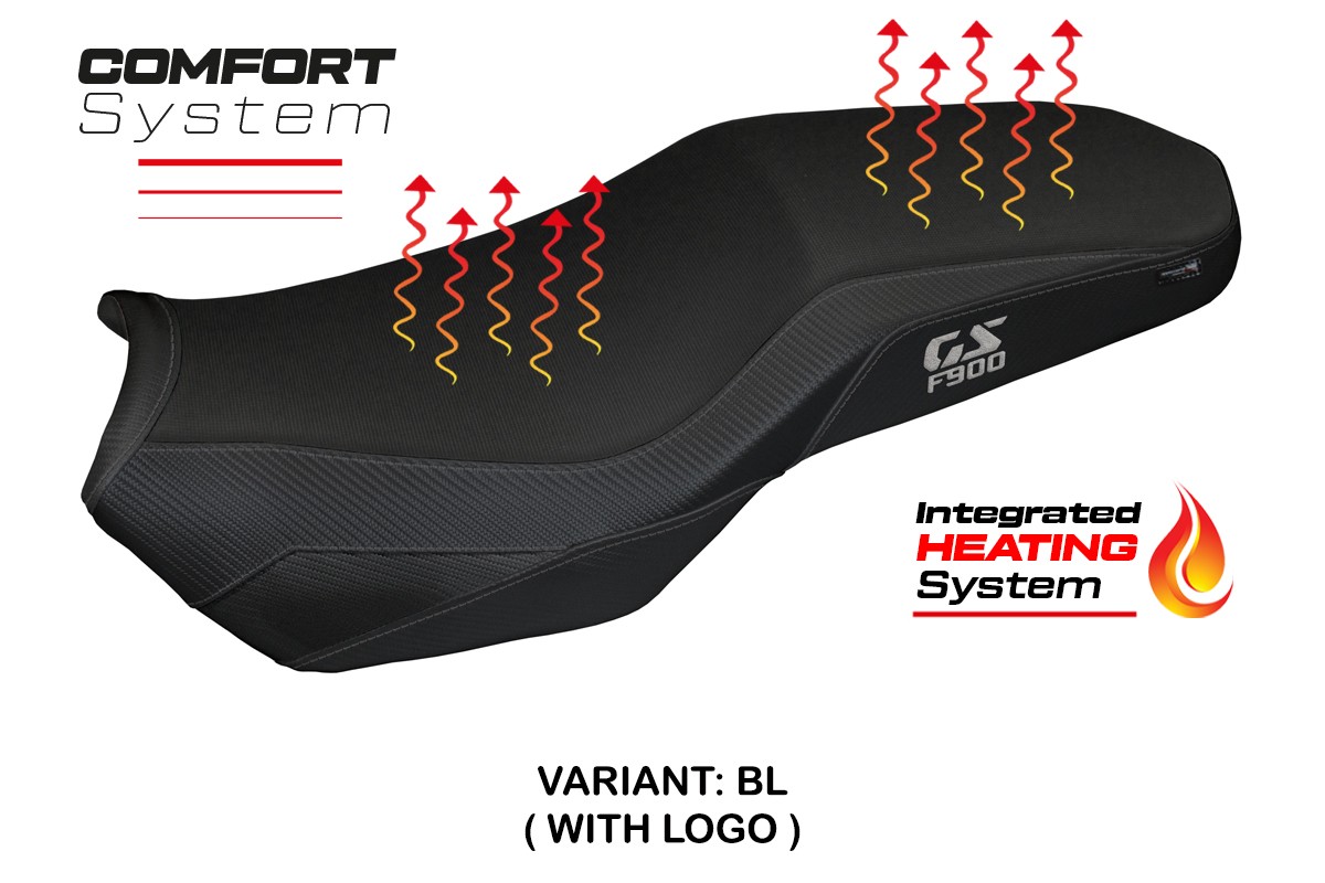 Rivestimento sella riscaldata TPZ Selb Comfort Logo nero BMW F900GS Adventure 2025
