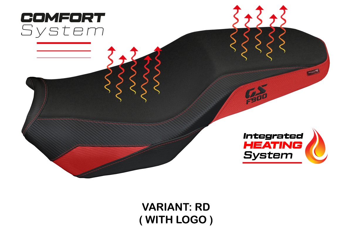 Rivestimento sella riscaldata TPZ Selb Comfort Logo rosso BMW F900GS Adventure 2025