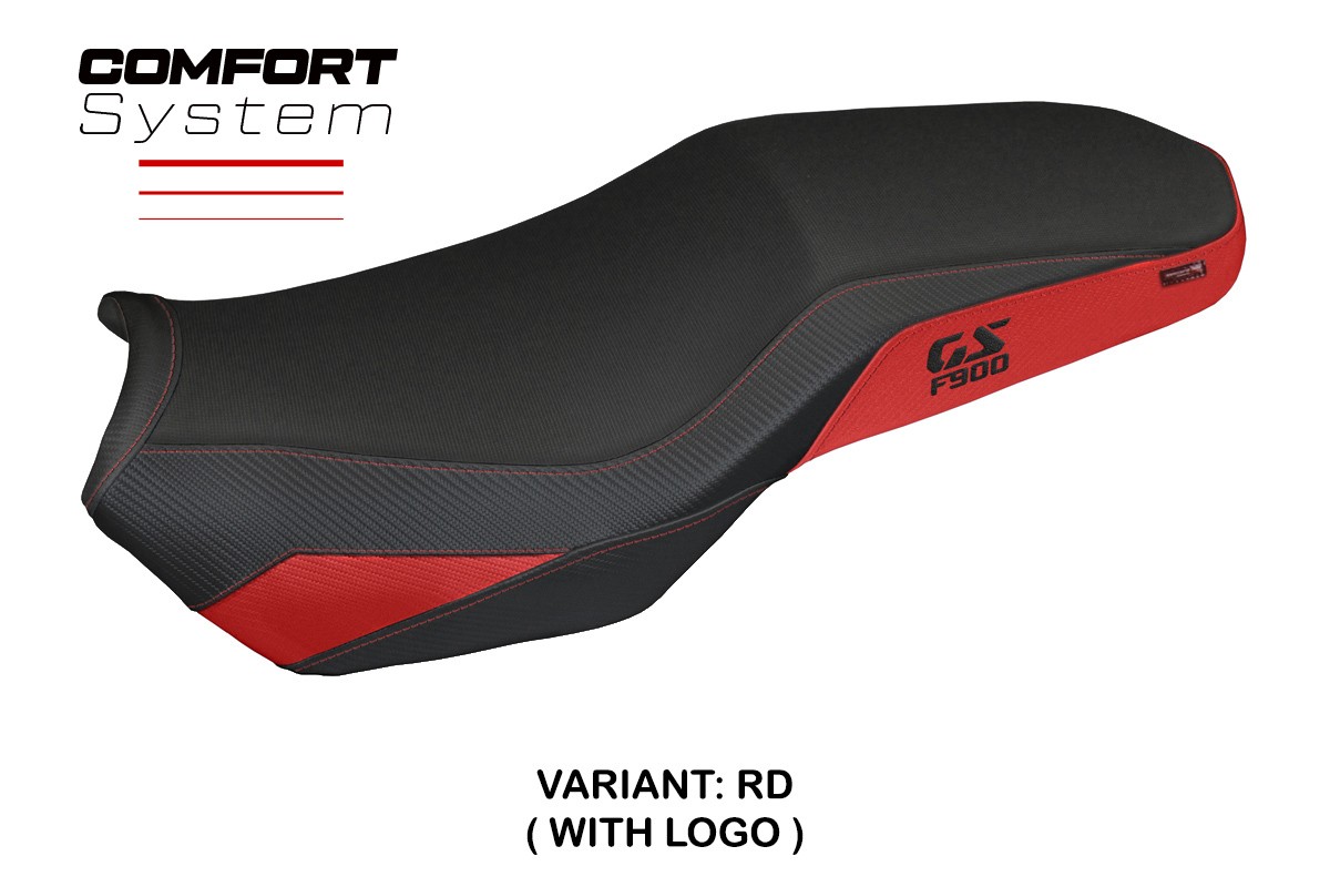 Rivestimento sella TPZ Selb Comfort Logo rosso BMW F900GS Adventure 2025