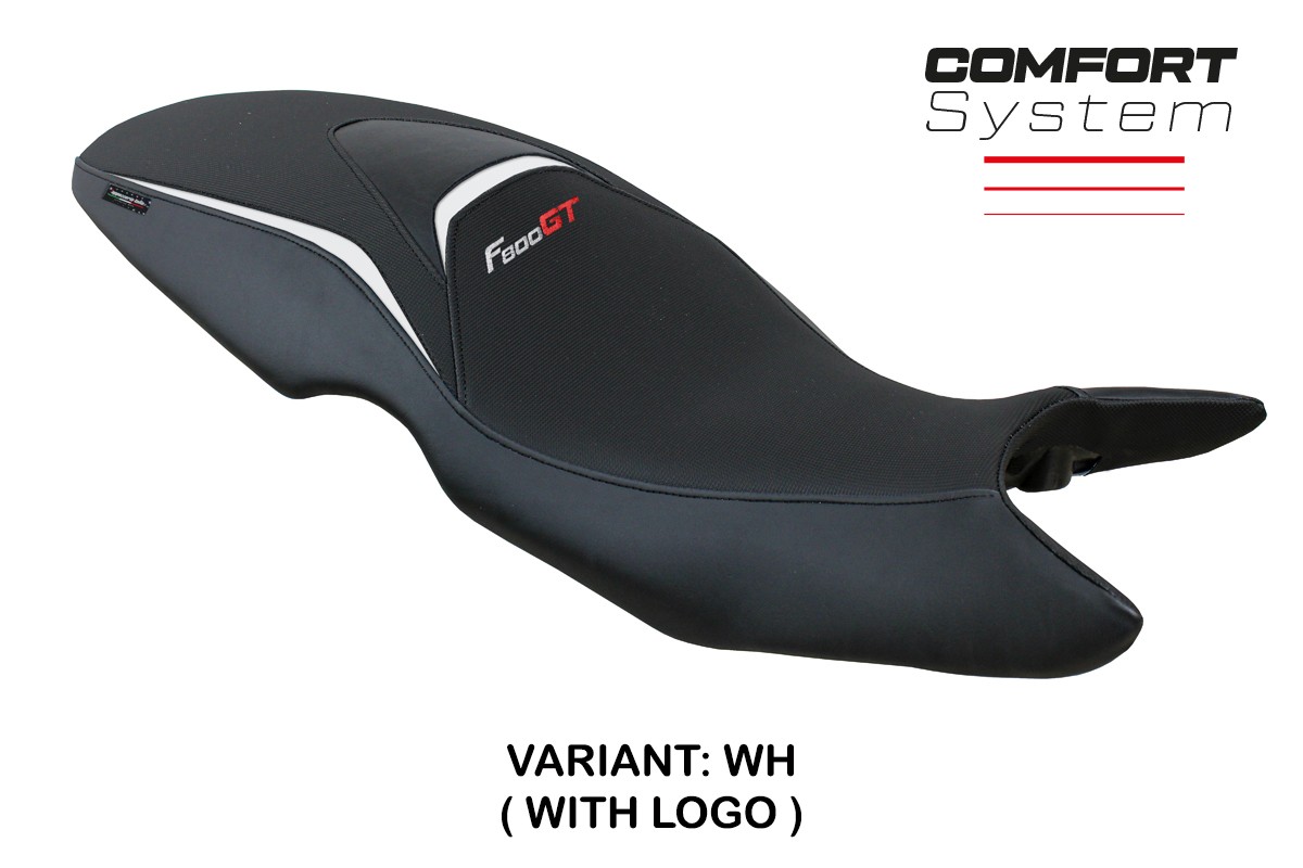 Rivestimento sella TPZ Tallin Comfort Logo bianco BMW F800GT 2012-2016