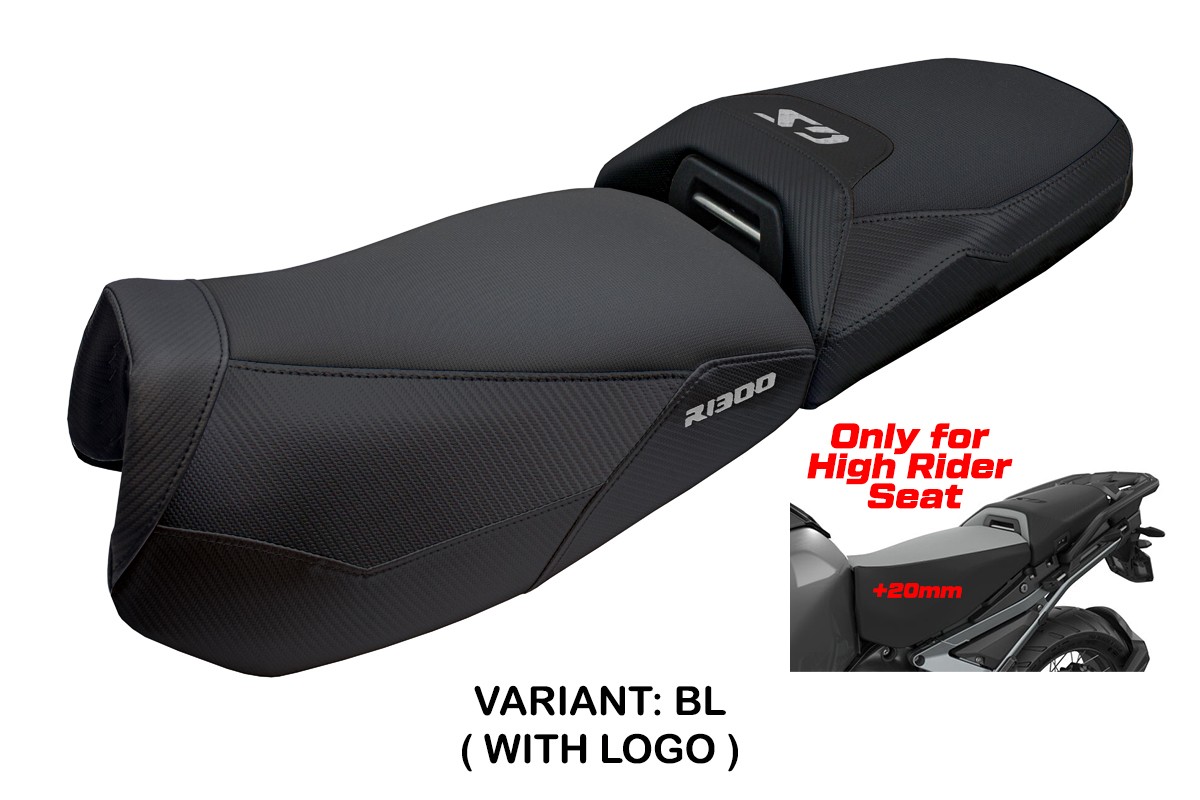 TPZ Haisyn black Saddle covering Logo BMW R1300GS Adventure 2024-2025