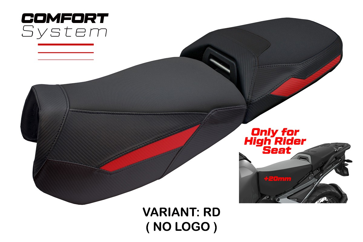 TPZ Haisyn Comfort red Saddle covering BMW R1300GS Adventure 2024-2025