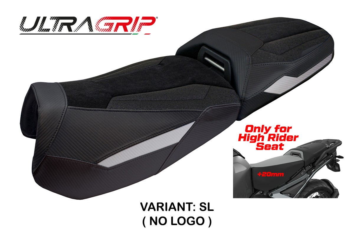 Rivestimento sella TPZ Haisyn Ultragrip argento BMW R1300GS Adventure 2024-2025