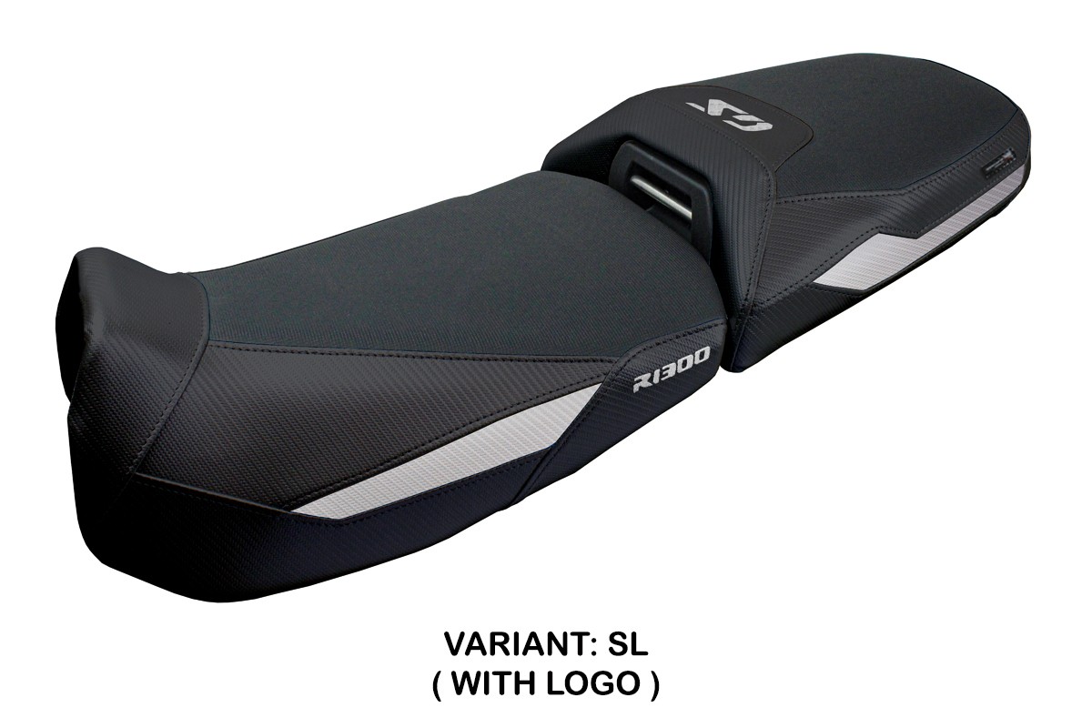 Rivestimento sella TPZ Ulma Logo argento BMW R1300GS Adventure 2024-2025
